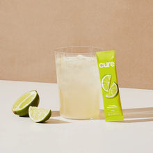 Load image into Gallery viewer, Cure Hydrating Electrolyte Drink Mix - Lime
