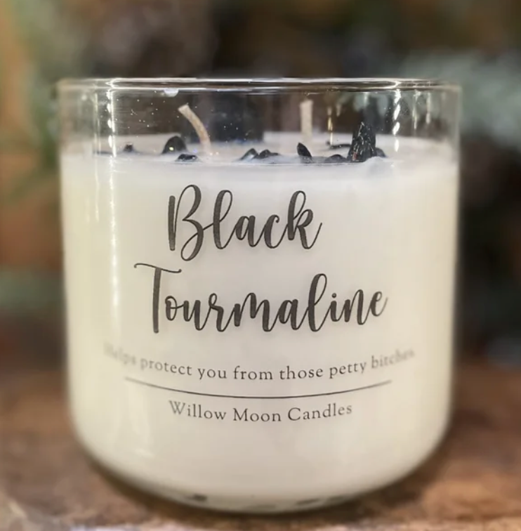 Willow Moon Candles - Snarky Black Tourmaline