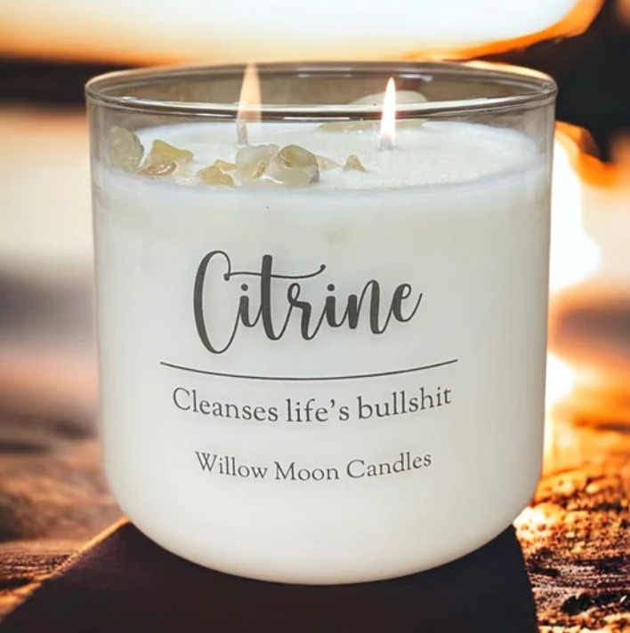 Willow Moon Candles - Citrine with Sass