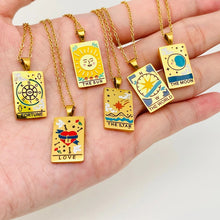 Load image into Gallery viewer, Tarot Charm Gold-Plated Necklace
