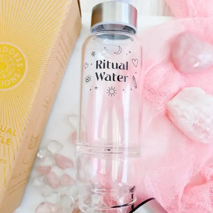 Eco-Friendly Re-Usable Crystal Ritual Water Bottle