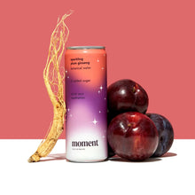 Load image into Gallery viewer, Moment Sparkling Plum Ginseng Botanical Water
