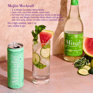 Mingle Mocktails Cucumber Melon Mojito