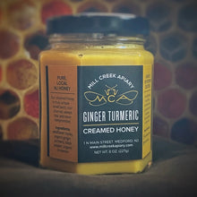 Load image into Gallery viewer, Mill Creek Apiary Creamed Honey Ginger Turmeric
