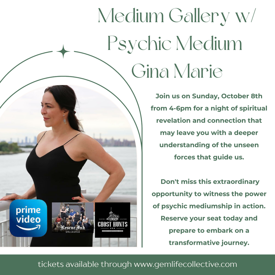 Medium Gallery with Psychic Medium Dr. Gina Marie - 10/8/23