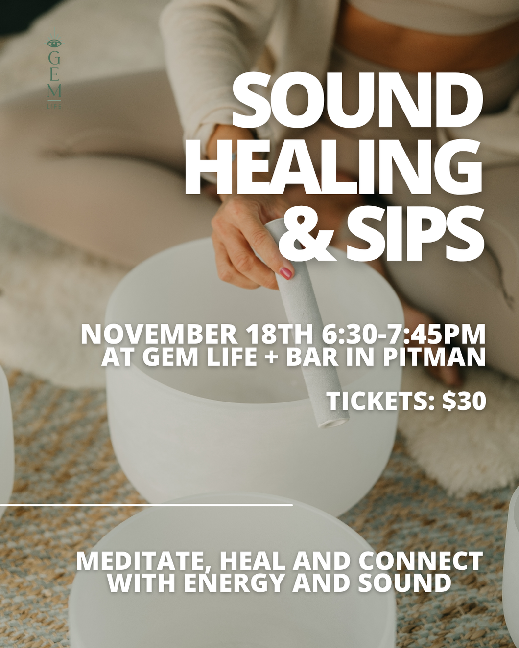 Sound Healing & Sips 11/18/25