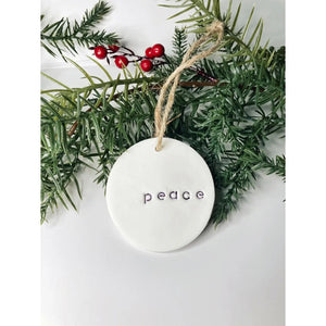 Sentimental White Ornament