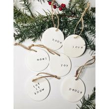 Load image into Gallery viewer, Sentimental White Ornament
