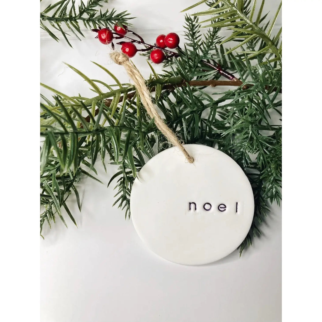 Sentimental White Ornament