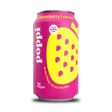 Load image into Gallery viewer, poppi, Strawberry Lemon, A Healthy Sparkling Prebiotic Soda
