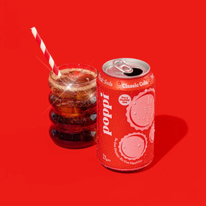 poppi, Classic Cola, A Healthy Sparkling Prebiotic Soda
